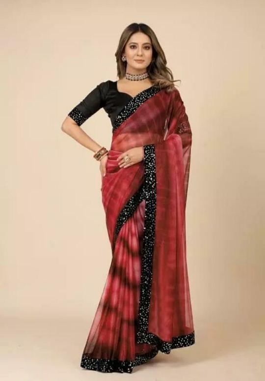 khichdi Shibori Fancy Lycra Saree Collection