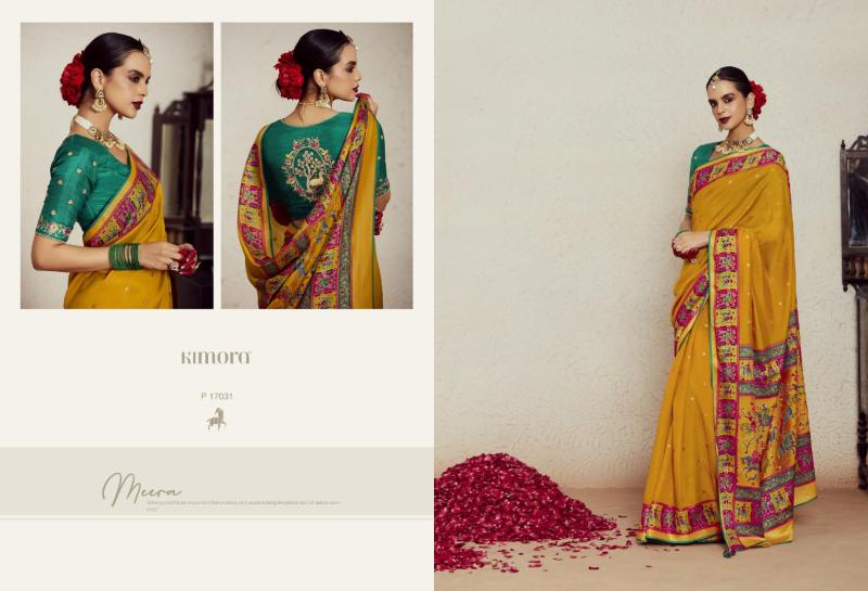 Kimora Meera Vol 14 Silk Brasso Designer Saree Collection