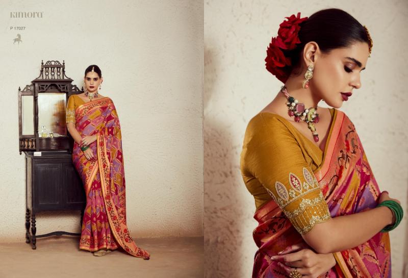 Kimora Meera Vol 14 Silk Brasso Designer Saree Collection