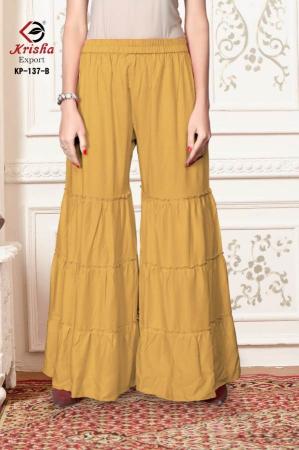 Krisha Sarara 1 Heavy Rayon Stylish Palazzo