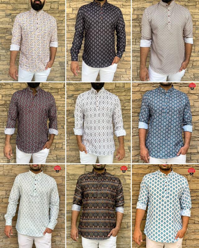 Leo Mewaadi Sardar Vol 3 Cotton Short Kurta Collection