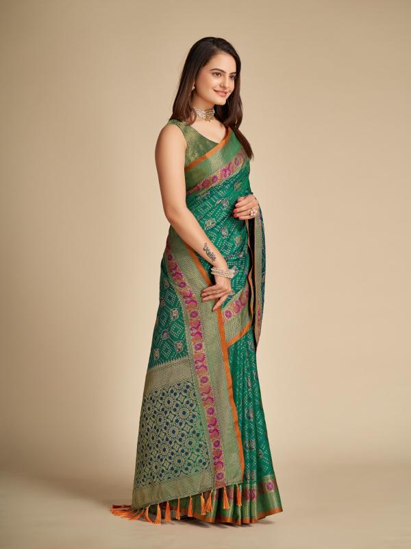 Maahi 111 Party Wear Designer Patola Silk Saree