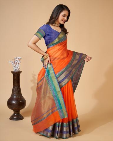 Maahi 116 Casual Wear Kota Doriya Cotton Saree Collection