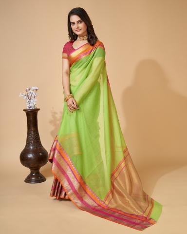 Maahi 116 Casual Wear Kota Doriya Cotton Saree Collection