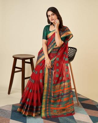 Maahi 118 Casual Wear Kota Doriya Semi Cotton Saree