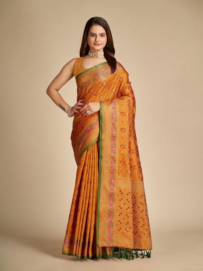 Maahi 127 Party Wear Designer Patola Silk Saree