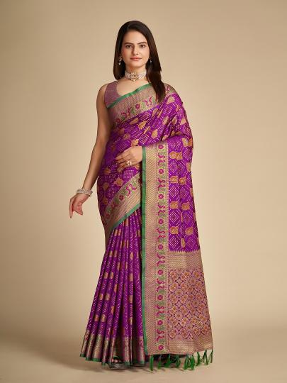 Maahi 127 Party Wear Designer Patola Silk Saree