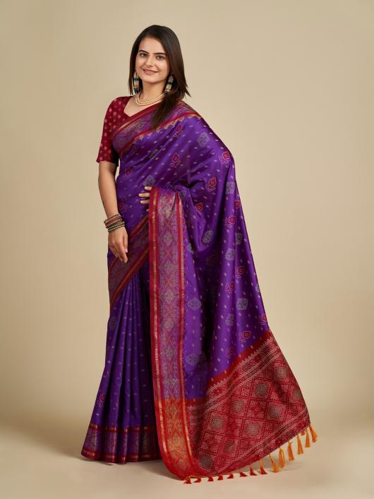 Maahi 130 Party Wear Designer Patola Silk Saree Collection