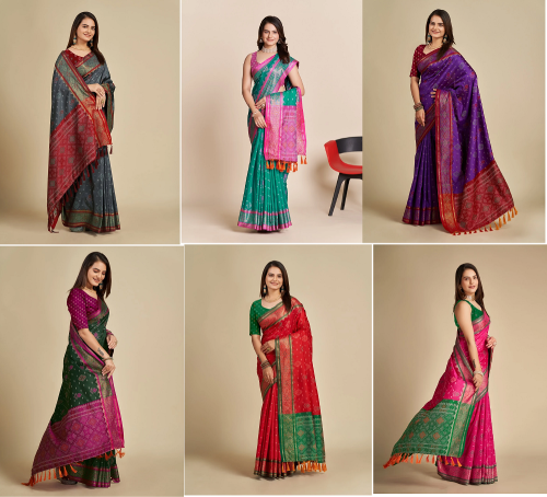 Maahi 130 Party Wear Designer Patola Silk Saree Collection