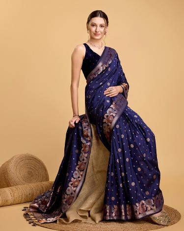 Maahi 143 Jari Weaving Work Banarasi Silk Saree