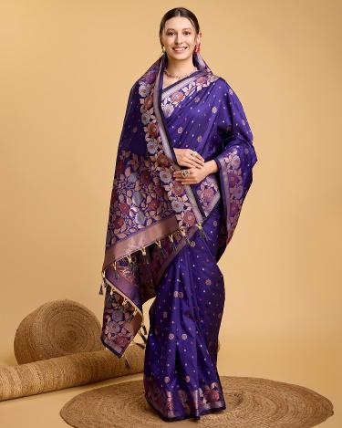 Maahi 143 Jari Weaving Work Banarasi Silk Saree