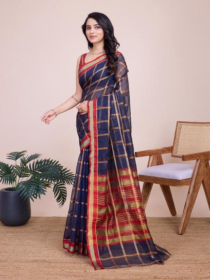 Maahi 153 Casual Kota Doriya Cotton Saree Collection