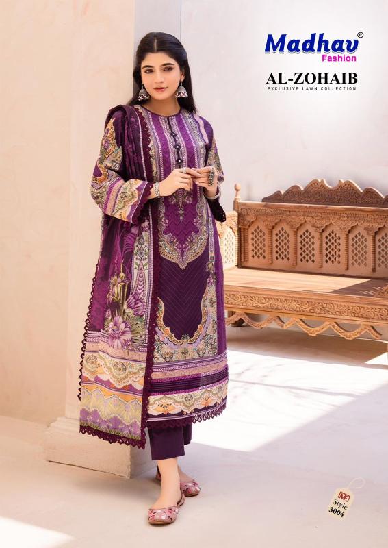 Madhav Al Zohaib Vol 3 Lawn Cotton Dress Material Collection