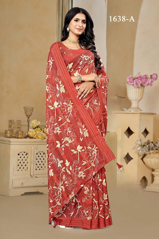 Magic Moment 1638 Casual Wear Saree Collection