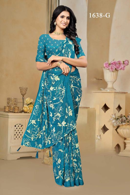 Magic Moment 1638 Casual Wear Saree Collection