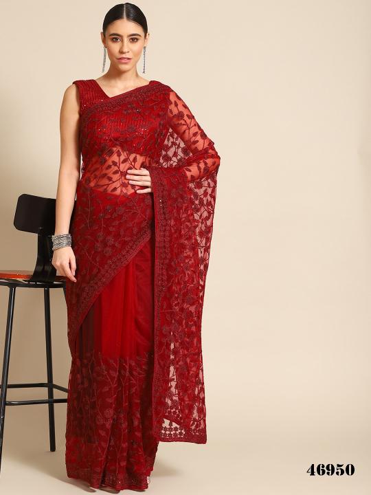 Mahotsav Kalamkari Hits Designer Net Saree Collection