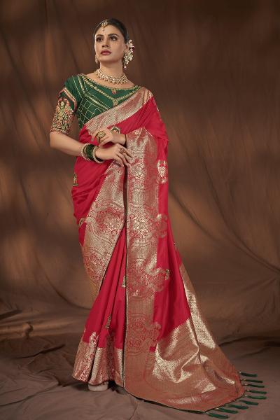 Manohari Hit Colour 44 Banarasi Silk Saree Collection