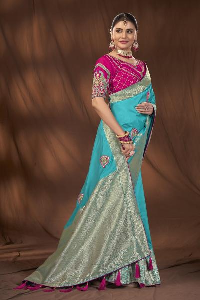 Manohari Hit Colour 44 Banarasi Silk Saree Collection