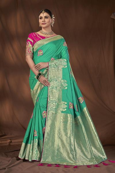 Manohari Hit Colour 44 Banarasi Silk Saree Collection