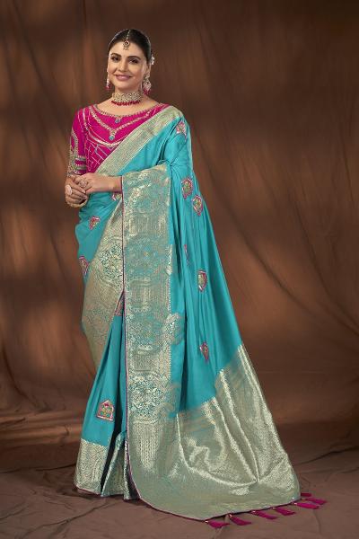 Manohari Hit Colour 44 Banarasi Silk Saree Collection