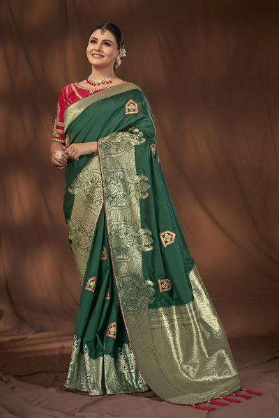 Manohari Hit Colour 44 Banarasi Silk Saree Collection