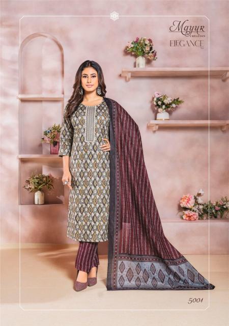 Mayur Elegance Vol 5 Printed Dress Material Collection