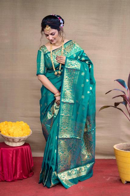 Mc 340 Fancy Banarasi Soft Silk Saree Collection