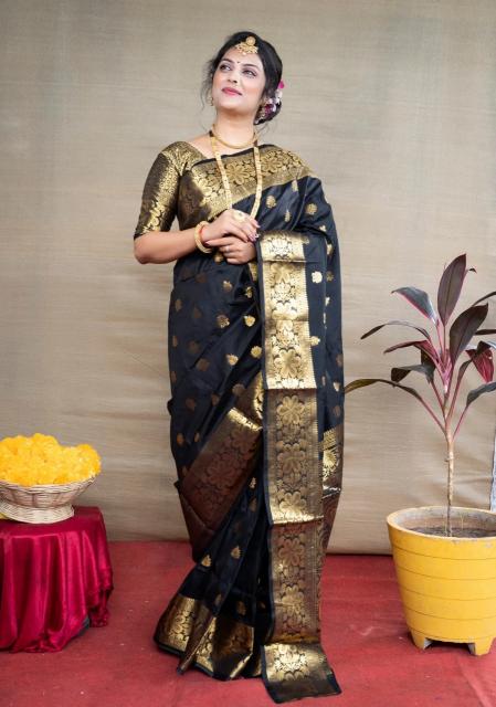 Mc 340 Fancy Banarasi Soft Silk Saree Collection