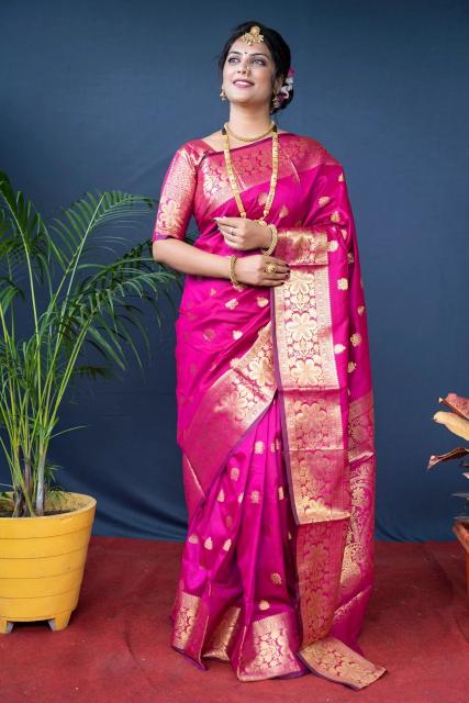 Mc 340 Fancy Banarasi Soft Silk Saree Collection