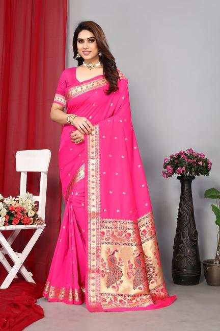 Meera 152 Fancy Designer Paithani Silk Saree Collection