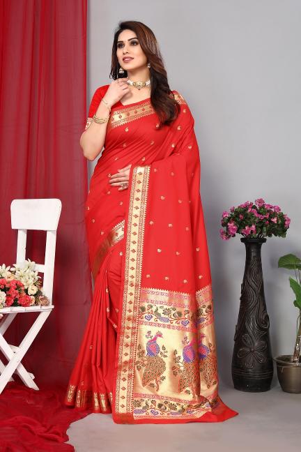 Meera 152 Fancy Designer Paithani Silk Saree Collection