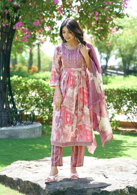 Mystic 9 Sara Vol 9 Rayon Kurti Bottom With Dupatta Collection