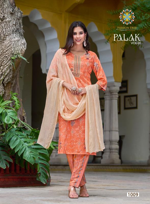 Palak Vol 1 By Passion Tree Printed Ready Made Collection