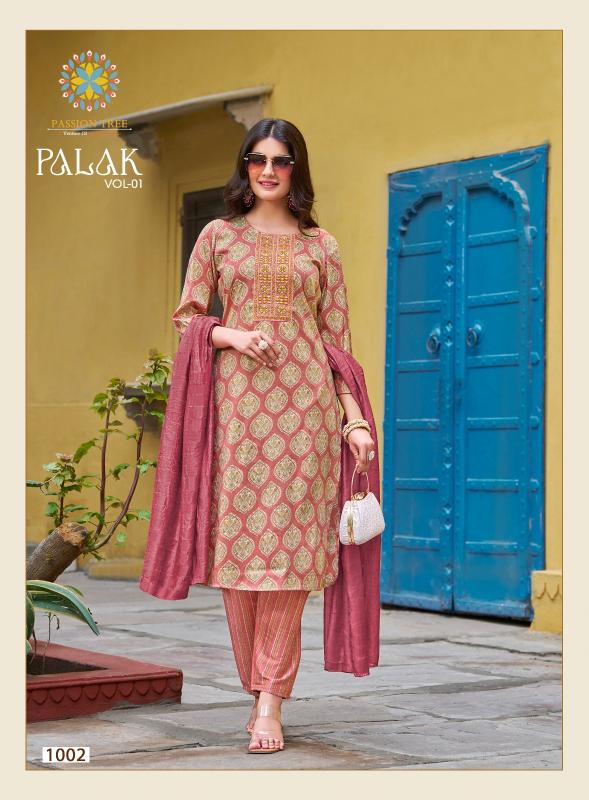 Palak Vol 1 By Passion Tree Printed Ready Made Collection