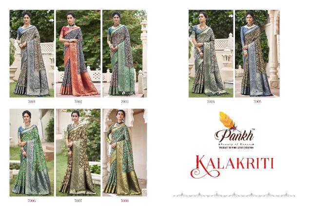 Pankh Kalakriti Designer Silk Saree Collection