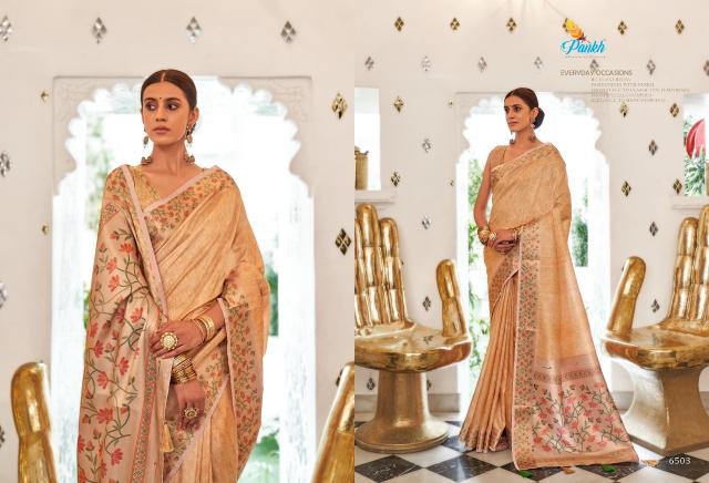 Pankh Surkh Digital Printed Weaving Saree Collection