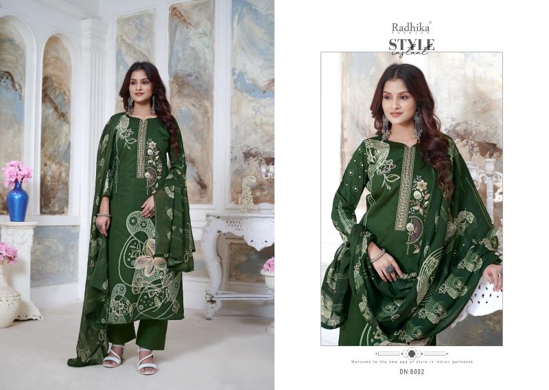 Radhika Azara Gulzar Cotton Dress Material Collection