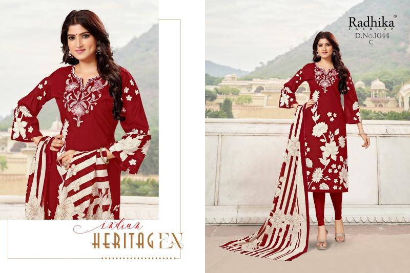 Radhika Azara Jackpot Cotton Dress Material Collection