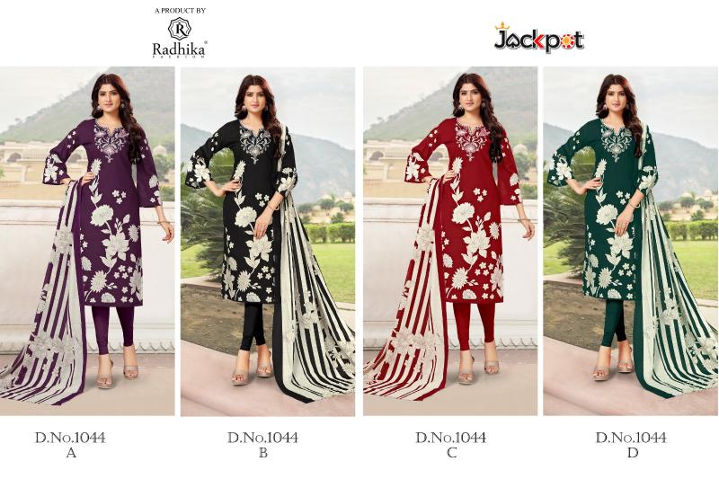 Radhika Azara Jackpot Cotton Dress Material Collection