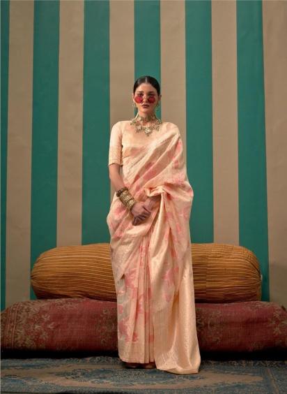 Rajbeer Kapri Linen Handloom Weaving Saree Collection