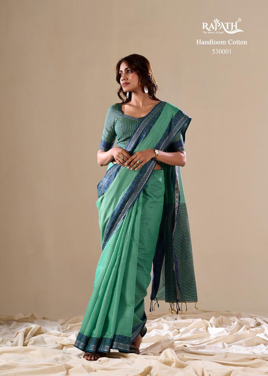 Rajpath Abhilashaa Silk Handloom Cotton Saree Collection