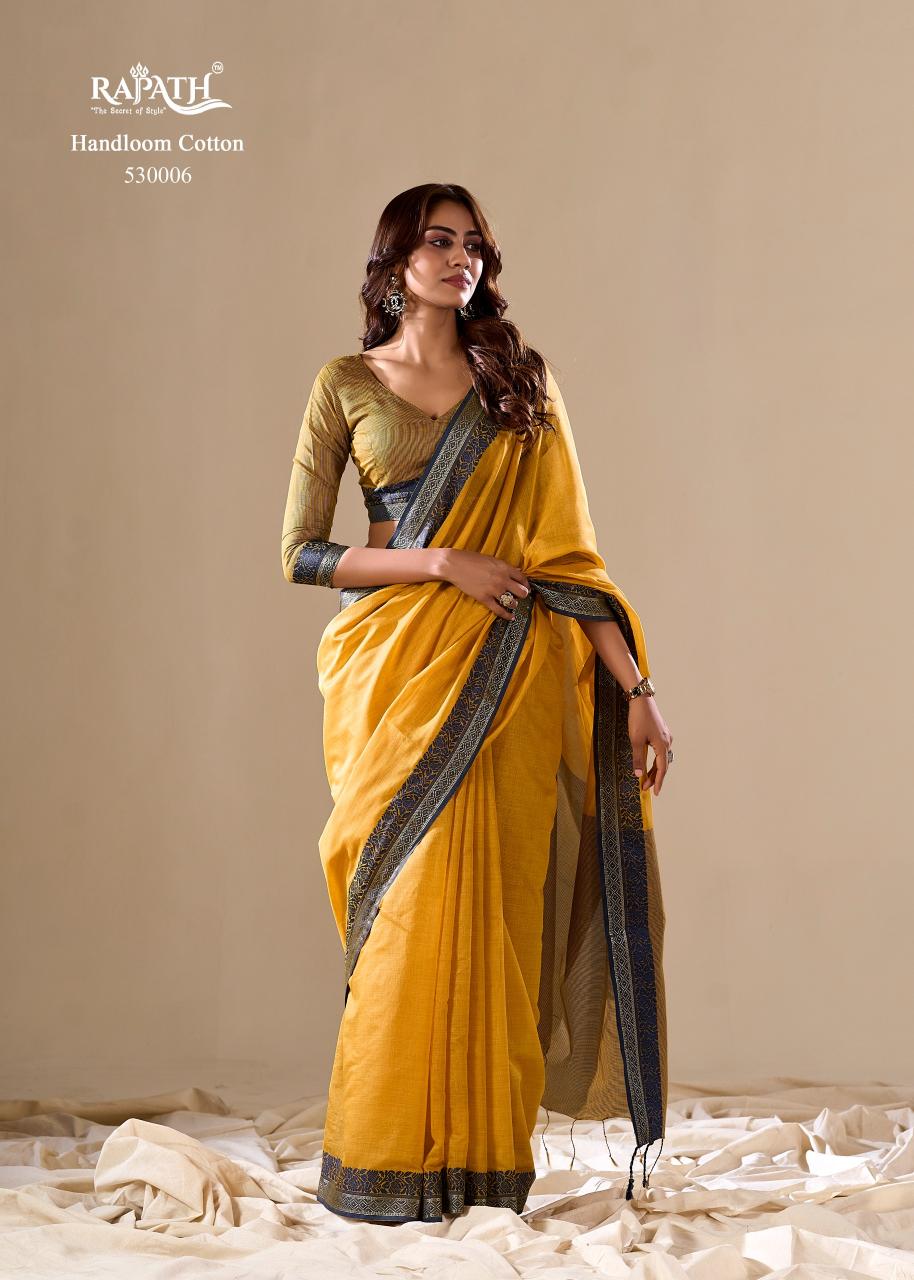 Rajpath Abhilashaa Silk Handloom Cotton Saree Collection