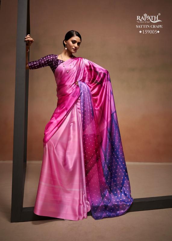 Rajpath Bollywood Sattin Fancy Digital Print Saree Collection