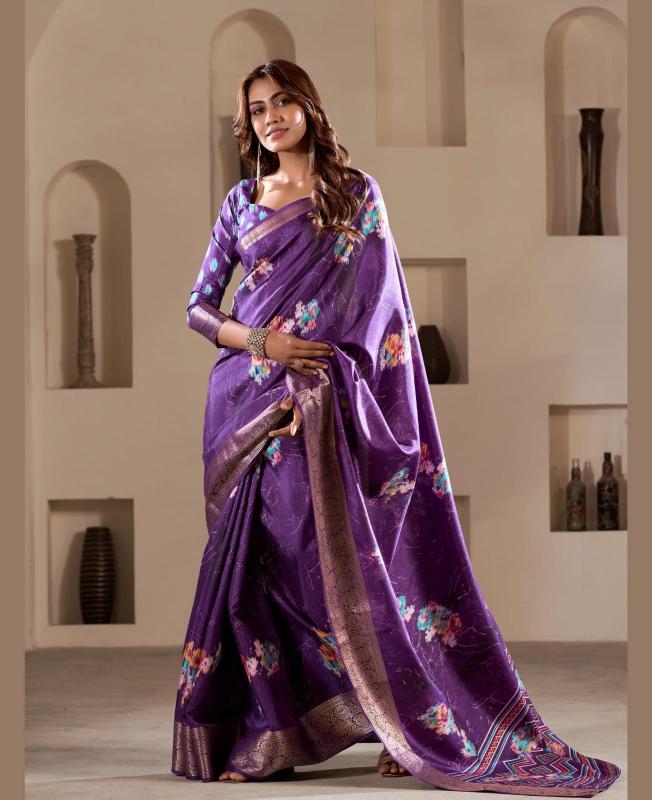 Rajpath Litchi Soft Dola Silk Printed Saree Collection