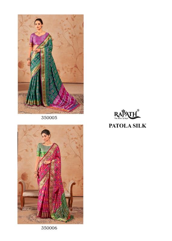 Rajpath Ridhhi Siddhi Soft Patola Silk Designer Saree Collection