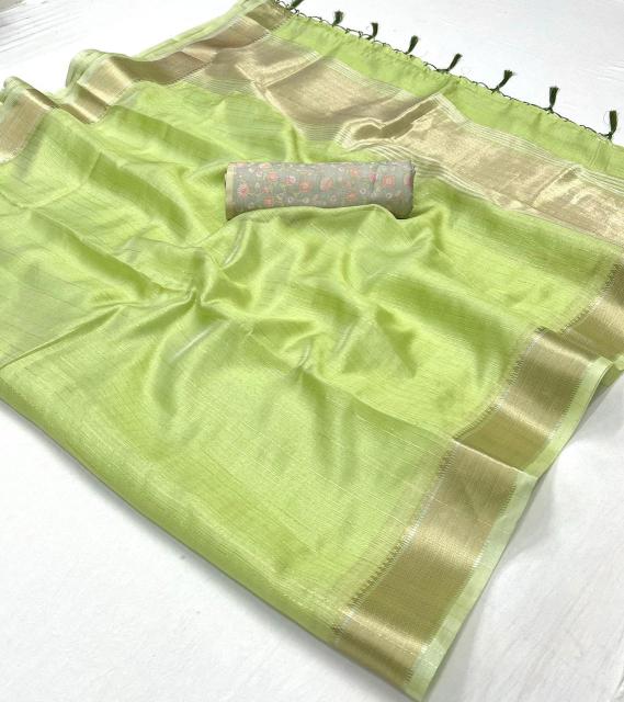 Rajtex Knoorie Handwoven Chiffon Fancy Sarees Collection