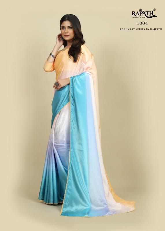 Rangkaat 1001 New Trendy Wear Satin Saree Collection