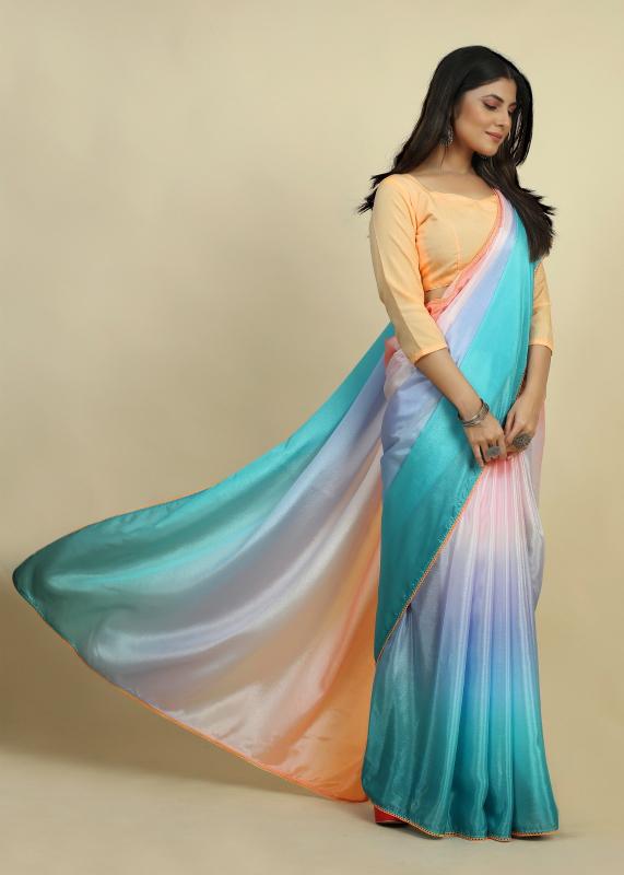 Rangkaat 1001 New Trendy Wear Satin Saree Collection