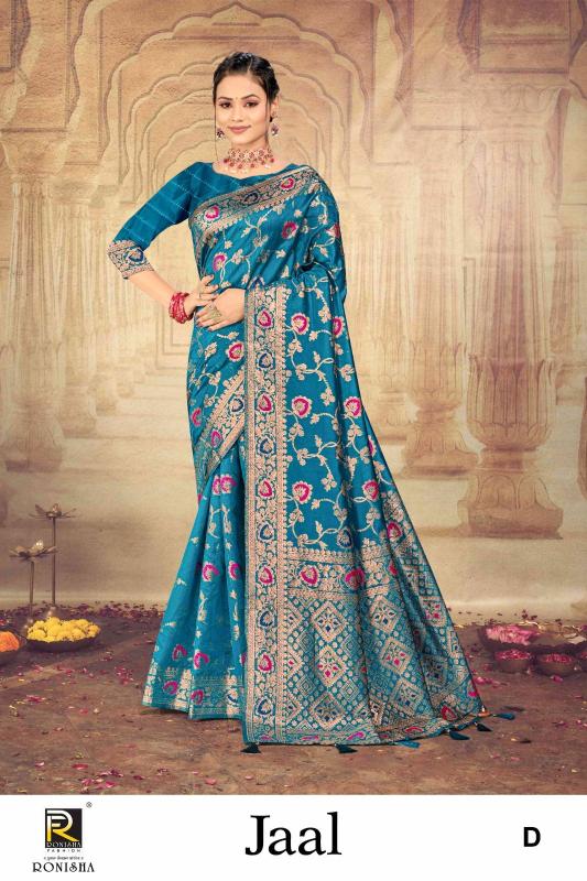 Ronisha Jaal Banarasi Designer Premium Silk Saree Collection