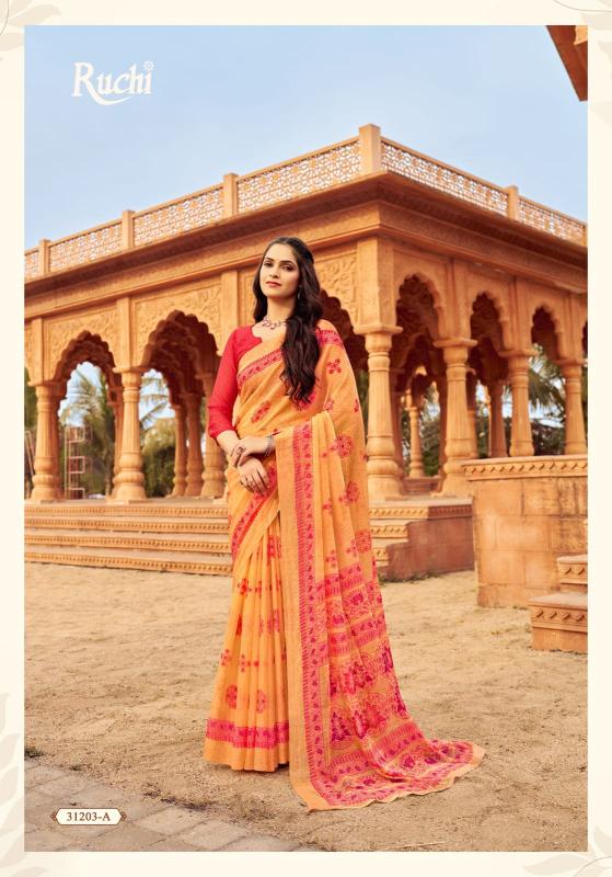 Ruchi Star Chiffon 151 Designer Soft Saree Collection